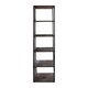 image 3 of Interiors by Premier 5 Tier Shelf Unit Brown