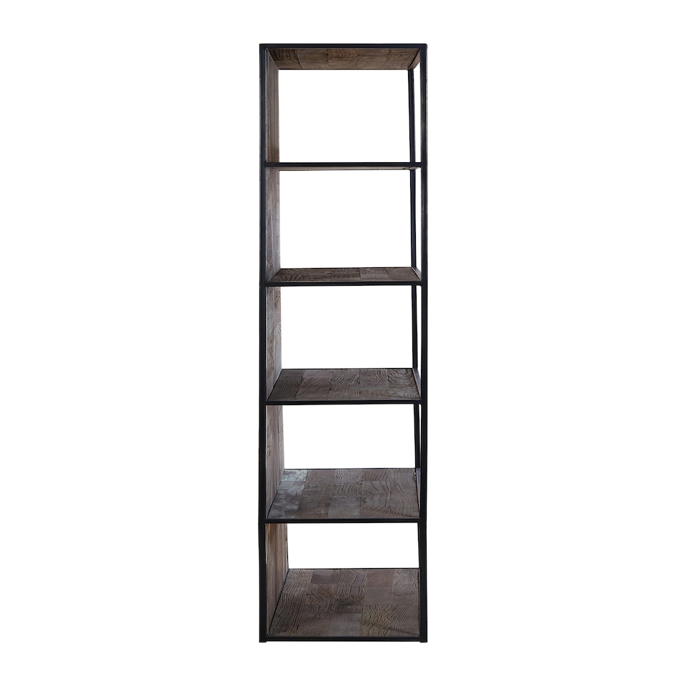 image 1 of Interiors by Premier 5 Tier Shelf Unit Brown