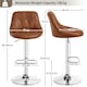 image 3 of Yaheetech  Set of 2 Faux Leather Swivel Bar Stools