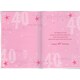 image 5 of Happy 40th Birthday Nice Verse Foil Card