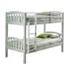 image 1 of Mya White Bunk Bed And Theo Pocket Sprung Mattresses