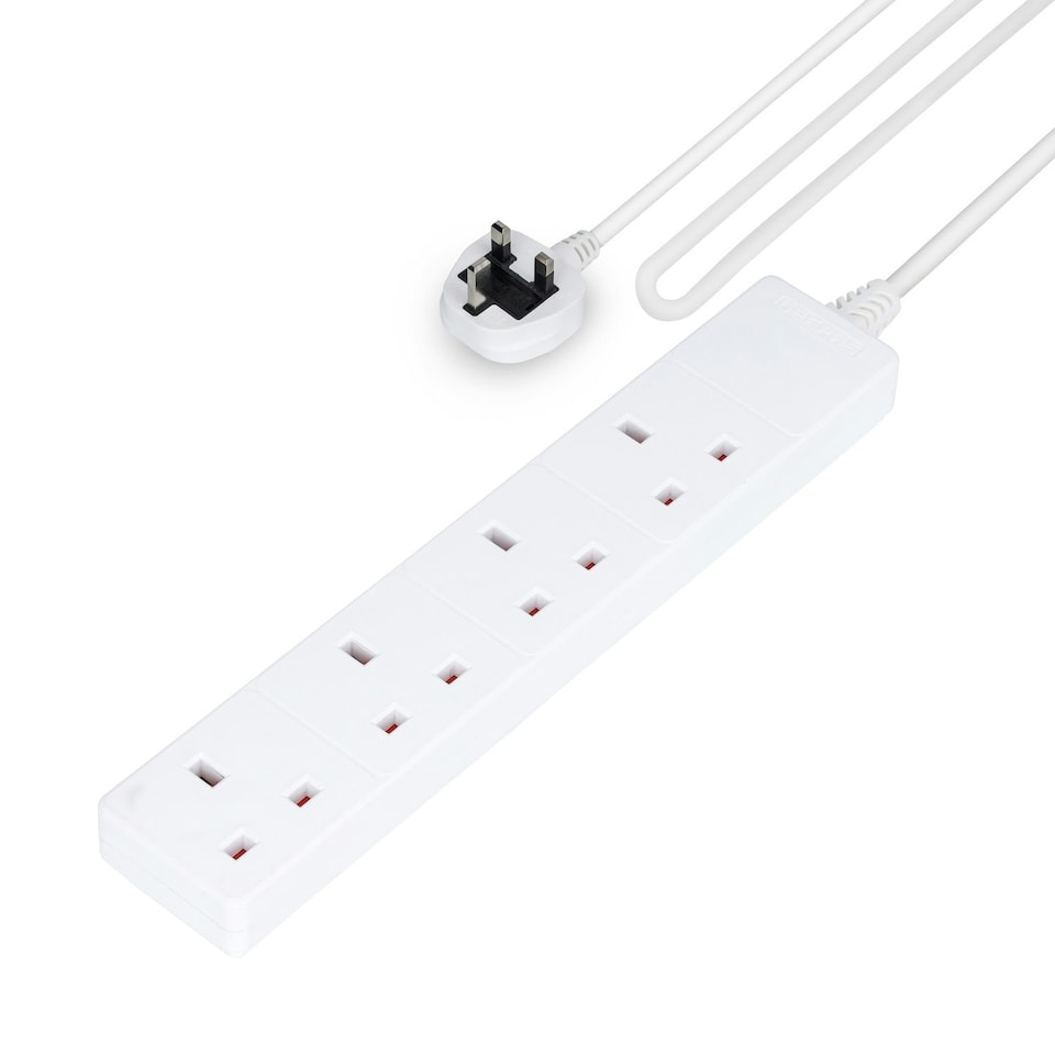 image 1 of GEEPAS 4 Gang Extension Lead, 5M Cable