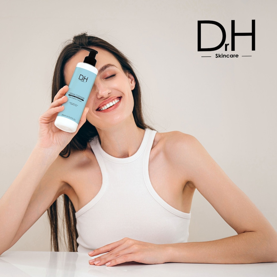image 1 of Dr H Cream Cleanser with Marine Collagen 200ml