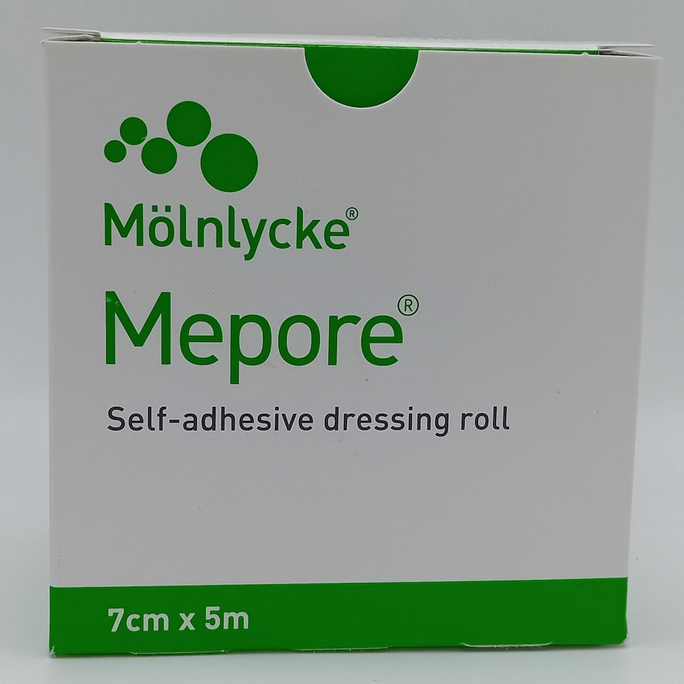 image 1 of Mepore Roll Adhesive Dressing 7cm x 5m – Box of 1