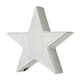 image 2 of Large Standing Star Decoration - Ceramic - L5 x W20 x H19 cm - White