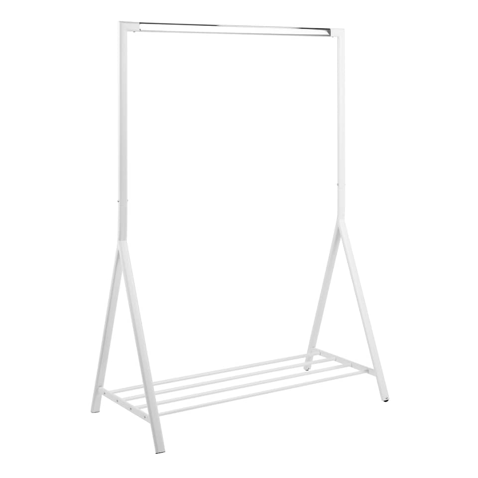 image 1 of Brent Clothes Rack in White