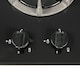 image 3 of SIA BGH30BL 30cm Black Gas On Glass Domino Hob