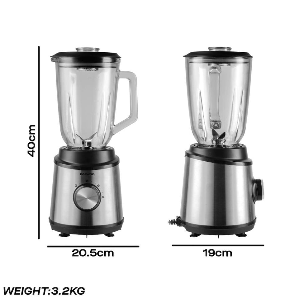 image 1 of Daewoo Jug Blender, Including Grinder Attachment
