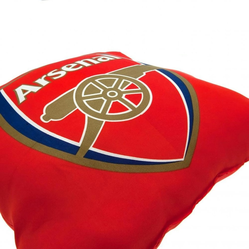 image 1 of Arsenal FC Official Football Crest Cushion - Multicoloured - One Size