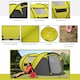 image 7 of Outsunny Camping Tent Dome Pop-up Tent  with Windows for 4-5 Person Dark Green