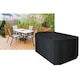 image 3 of Rectangular 4 Seater Furniture Set Protective Cover Black