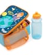 image 3 of Blippi Lunch Bag and Water Bottle Set for Kids | Carry Handle Lunch Box with BPA-Free Sports Bottle | Orange and Blue Learn Space Adventure | Toddlers' Nursery School Food Carrier | Keeps Food Fresh