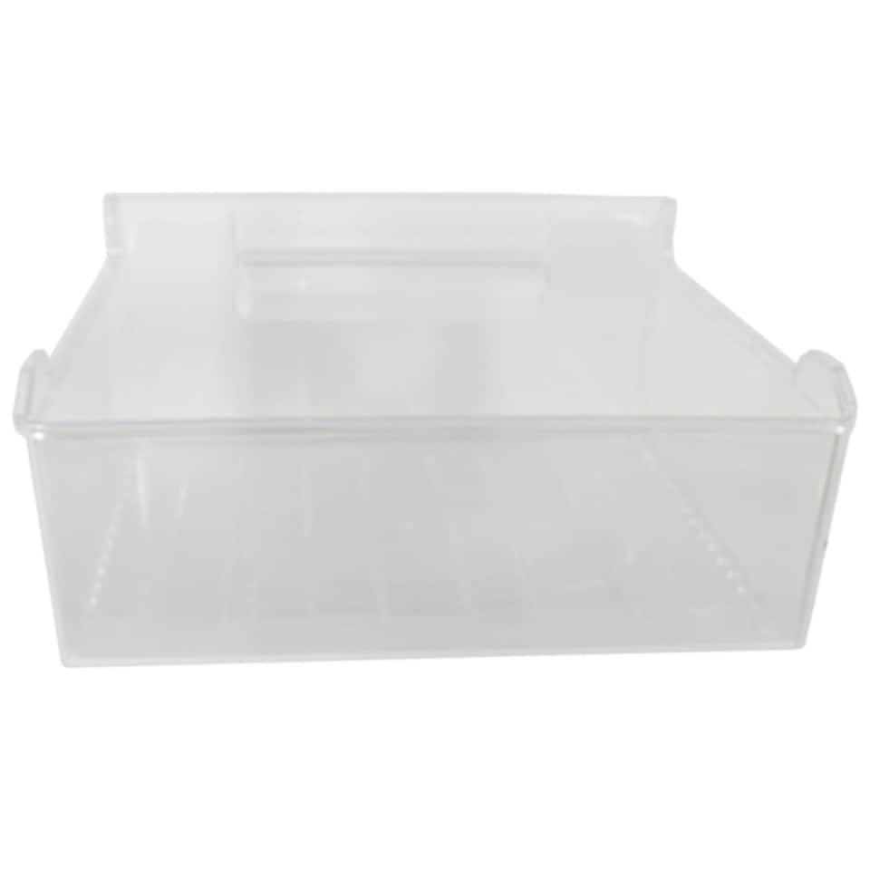 image 1 of Hoover Freezer Drawer Top Upper Middle Container Basket 390mm x 380mm x 180mm Clear