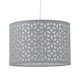 image 10 of Grey Laser Cut 30cm Pendant Lightshade | Grey | Large | 1