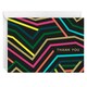 image 1 of Hallmark Pack Of 10 Thank You Cards - Neon Graphics Design