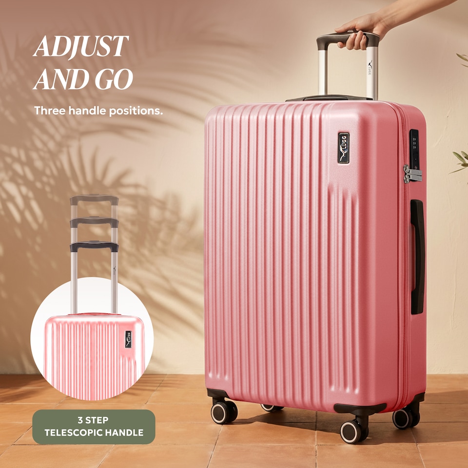 image 1 of Lugg Vacay Hard Shell Suitcase ABS 360 Spinner Wheels Water Resistant (86x58x31cm)