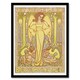 image 1 of Hoogeland Beekbergen Institution Vintage Framed Wall Art Print Toorop 12x16"