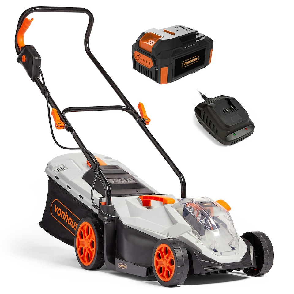image 1 of VonHaus Cordless Lawnmower with 40V Battery