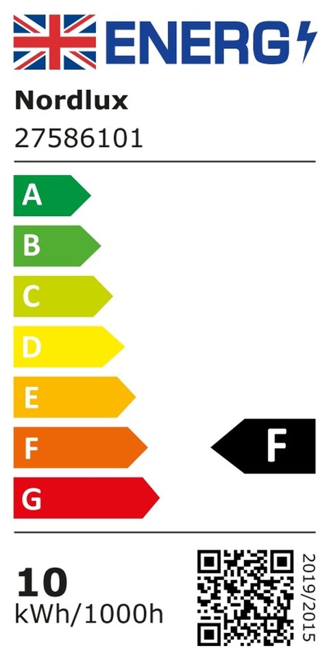 image 1 of Works Ip65 2x10W LED | Batten Light Fitting | Grey