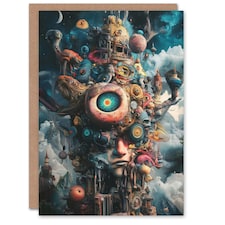 Where Stories Come From Surreal Fantasy Art Birthday Greeting Card