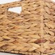 image 5 of Water Hyacinth Rectangular Storage Basket Brown | Brown | M