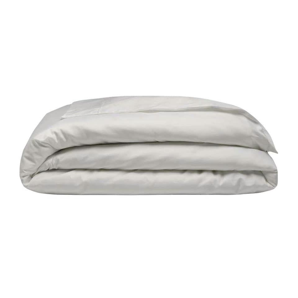 image 1 of Belledorm 400 Thread Count Egyptian Cotton Oxford Duvet Cover - Ivory - Kingsize