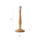 image 7 of ValueLights Victoria Light Wood Traditional Stem Table Lamp Base | Brown