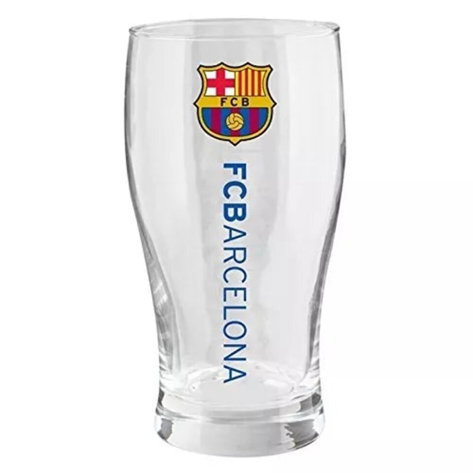 Barcelona Wordmark Pint Glass Clear