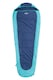 image 3 of Mountain Warehouse Summit 500 Square Sleeping Bag Insulated Two Way Zip Camp Bed Left Handed Zip - Long Length (215cm) | Blue
