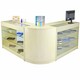 image 2 of Horizon Maple Shop Counter & Retail Display Set Brown