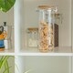 image 7 of Argon Tableware Glass Storage Jar with Wooden Clip Lid - 1.75 Litre