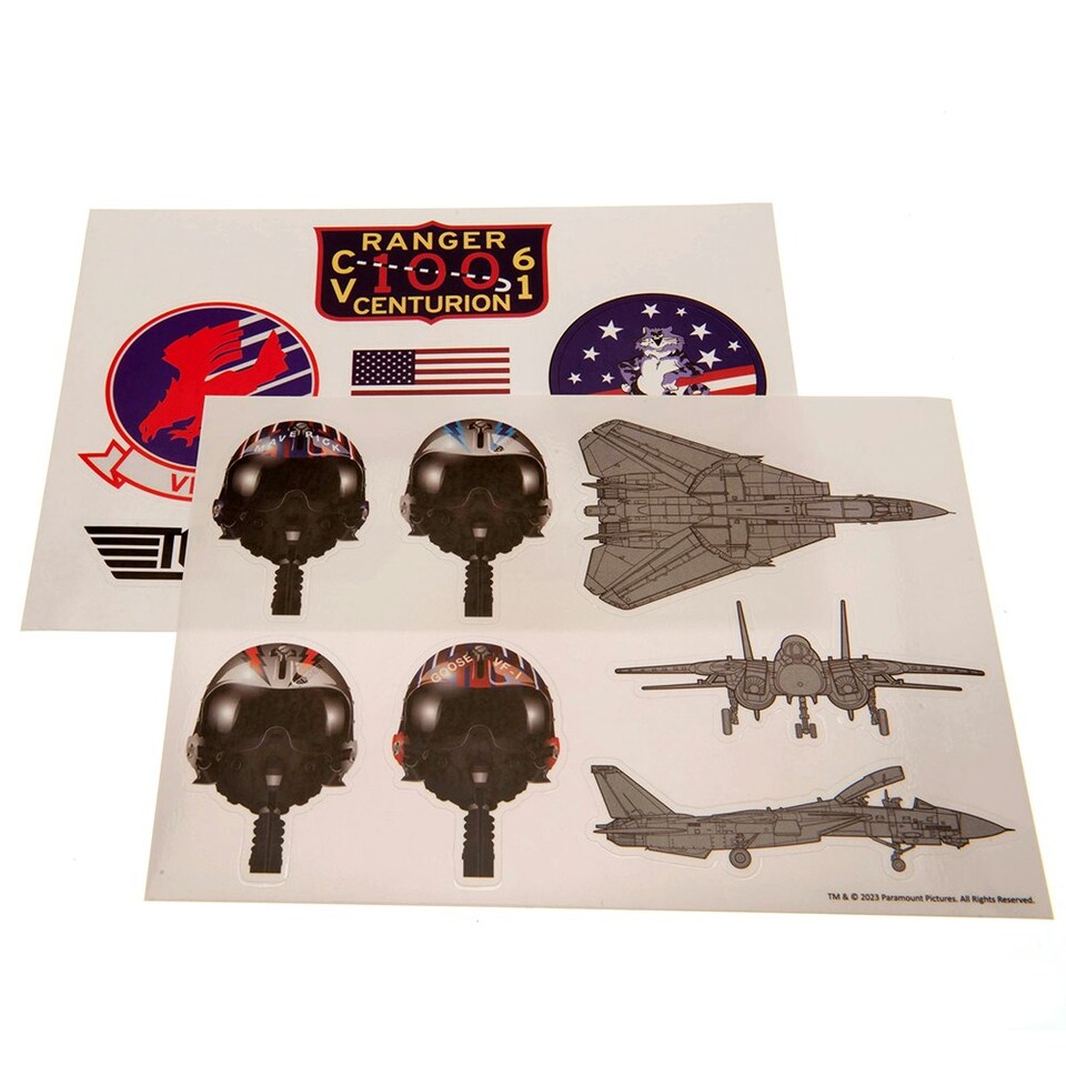 image 1 of Top Gun Sticker Sheet - Multicoloured - One Size