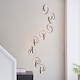 image 4 of Cosma Modern Designer Integrated LED Cluster Drop Pendant 8 Light Textured Black Finish