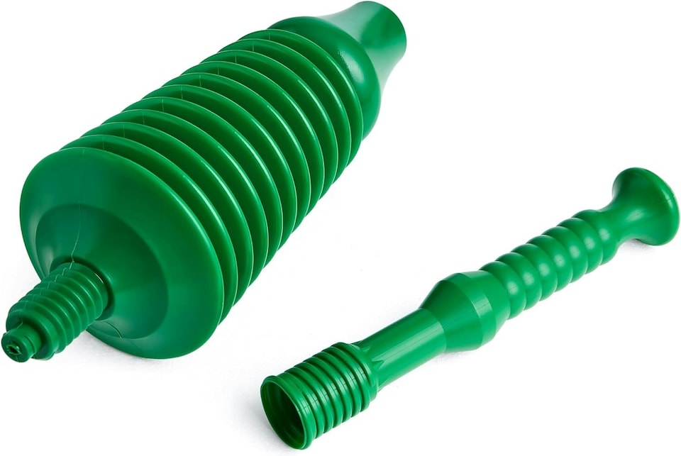 image 1 of Heavy Duty Powerful Toilet Drain Sink Plunger Suction Tool Unblocking Flexible