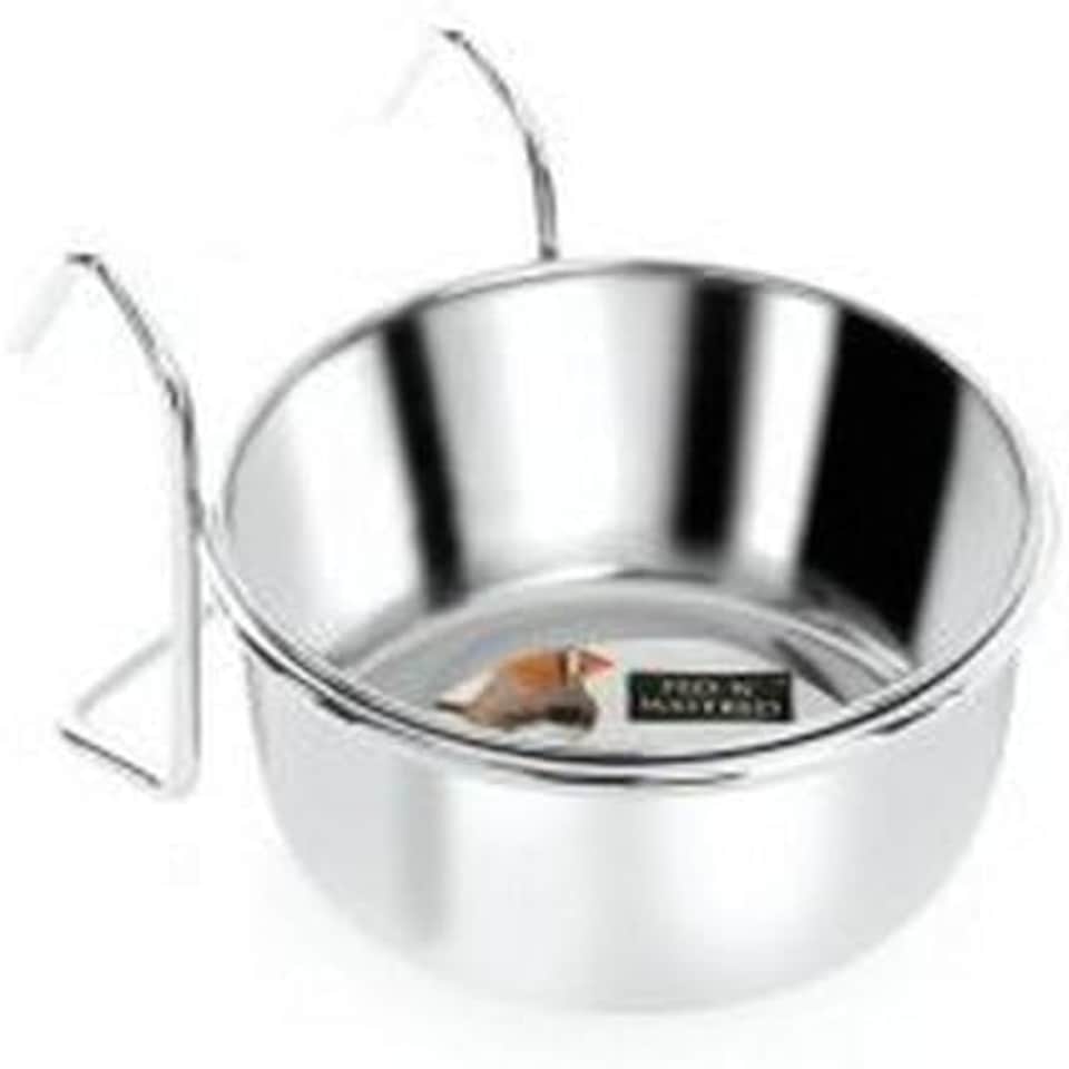 image 1 of Coop Cup with Hook Holder in Stainless Steel  (10 oz)