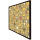 image 1 of Yellow geometric triangles (Picutre Frame) Brown | L
