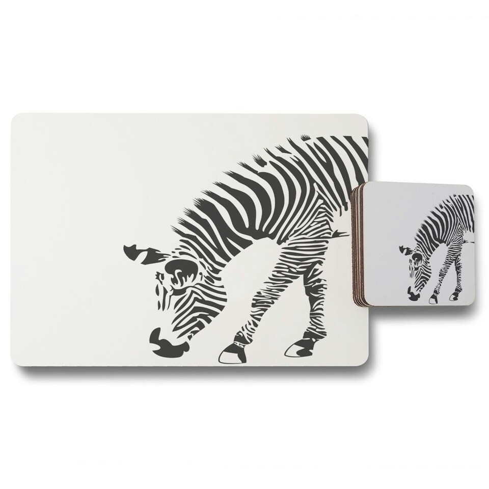Zebra (Placemat & Coaster Set)