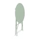 image 9 of Charles Bentley 3 Piece Metal Bistro Set Garden Patio Table & 2 Chairs - Heritage Green