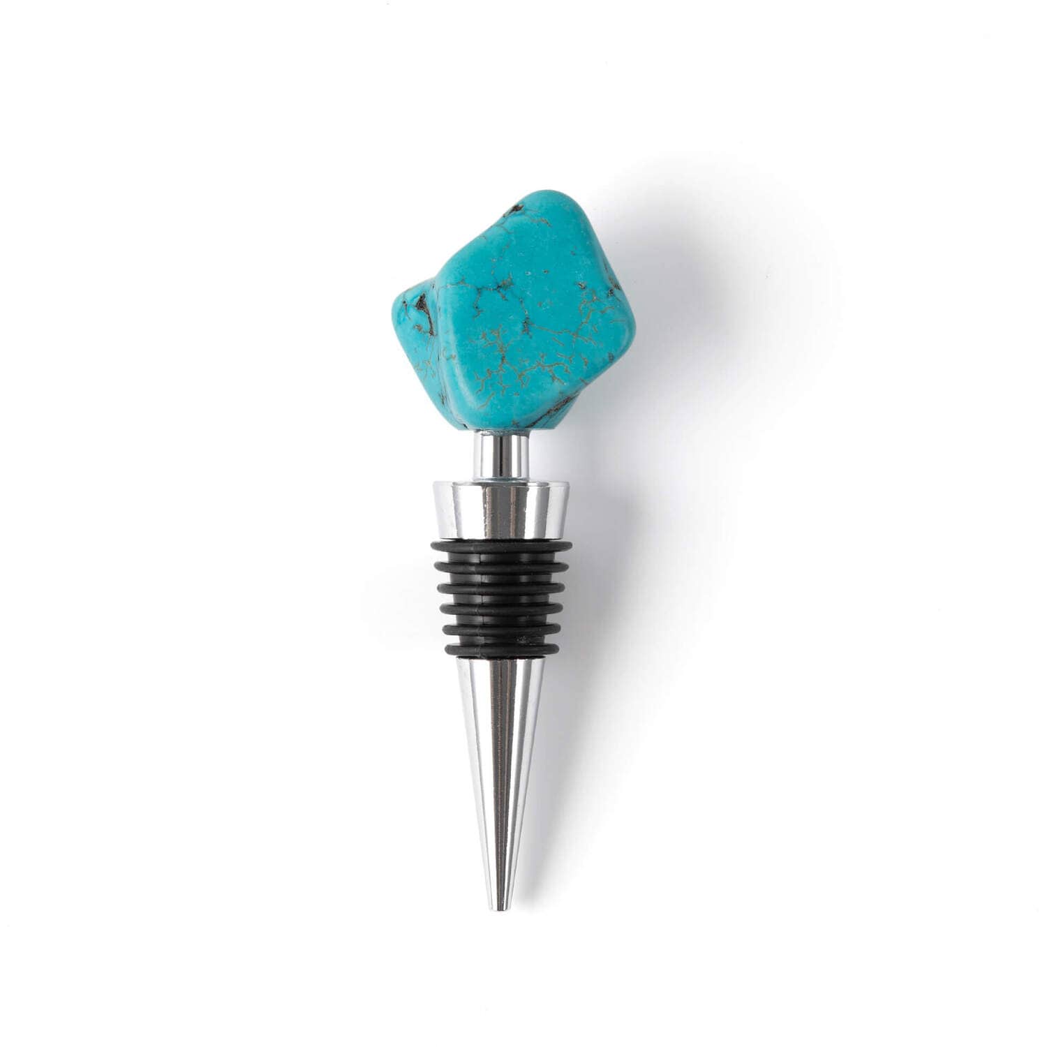 Myga Bottle Stopper - Blue Howlite