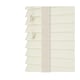 image 1 of 130cm Misty White Faux Wood Venetian Blinds with Tapes (120cm Drop) | White | White