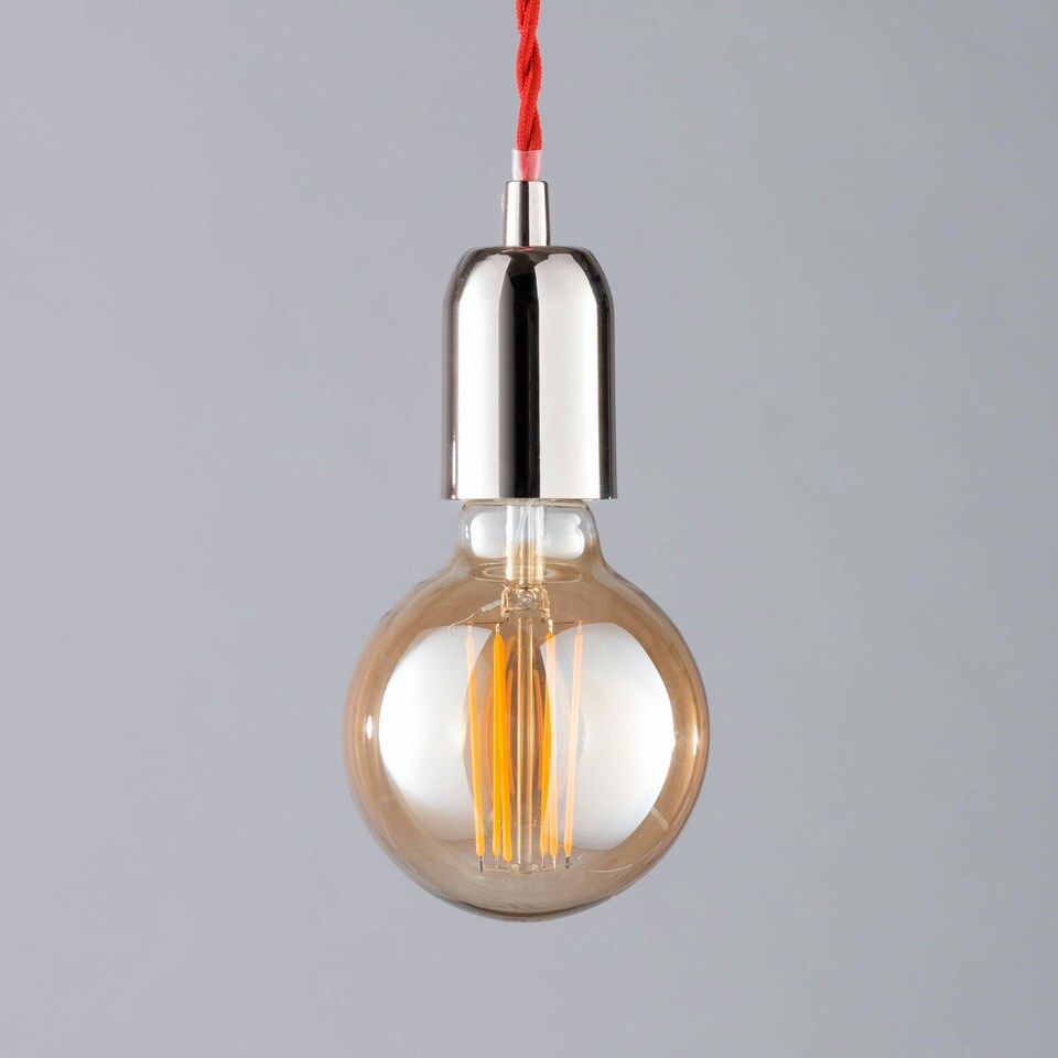 image 1 of BHS Red Twisted Cable Kit, Polished Nickel