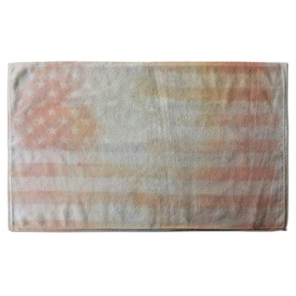 image 1 of American Flag Subtle (Kitchen Towel)