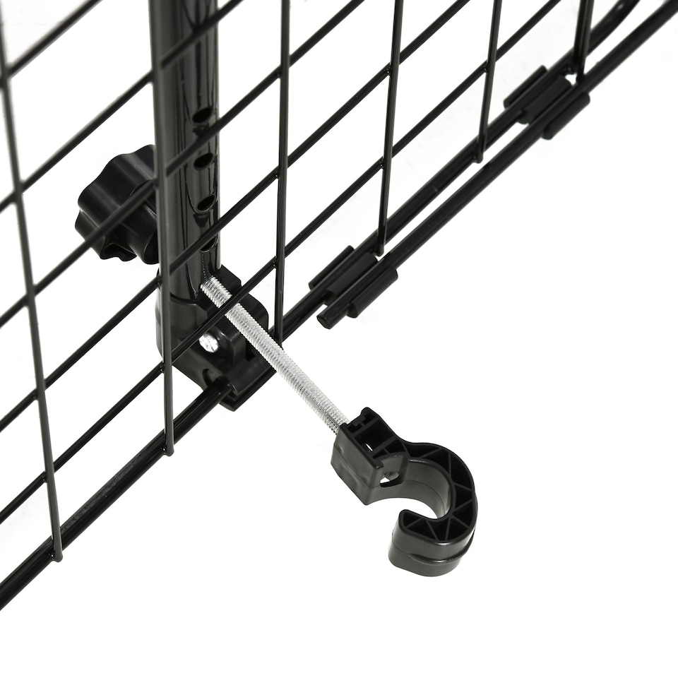 image 1 of PawHut Heavy Duty Pet Dog Car Barrier Adjustable Ventilated Mesh Wire Guard