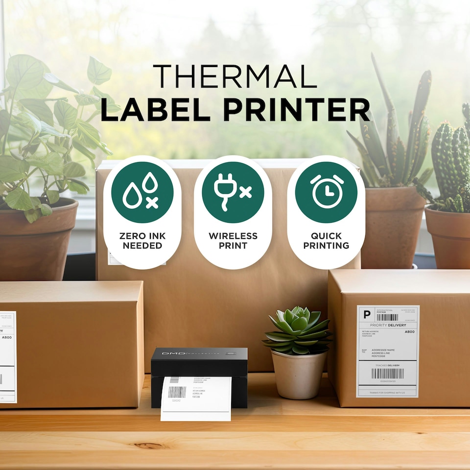 image 1 of DMD 4x6 Thermal Label Printer, Bluetooth & USB Connection