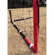 image 10 of Rexco Football Goal Posts Net Soccer Practise Garden Training Black Red 3m x 2m x 1m