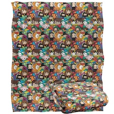 Harry Potter Chibi Group Blanket - Multicoloured - One Size