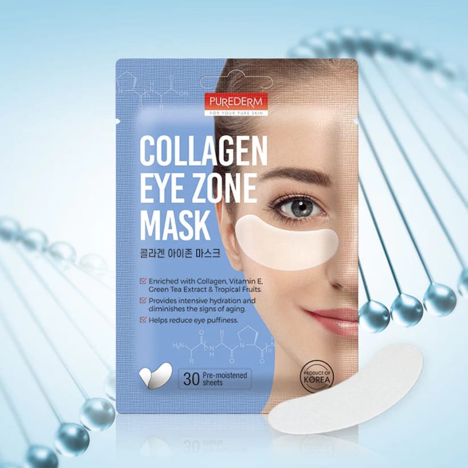 image 1 of PUREDERM Collagen Eye Zone Mask 30pcs