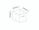 image 4 of Collapsible Non-Woven Storage Box - L | Pink | 1