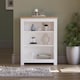 image 3 of Vida Designs Arlington 3 Tier Bookcase Shaker Style Display Storage, White & Oak