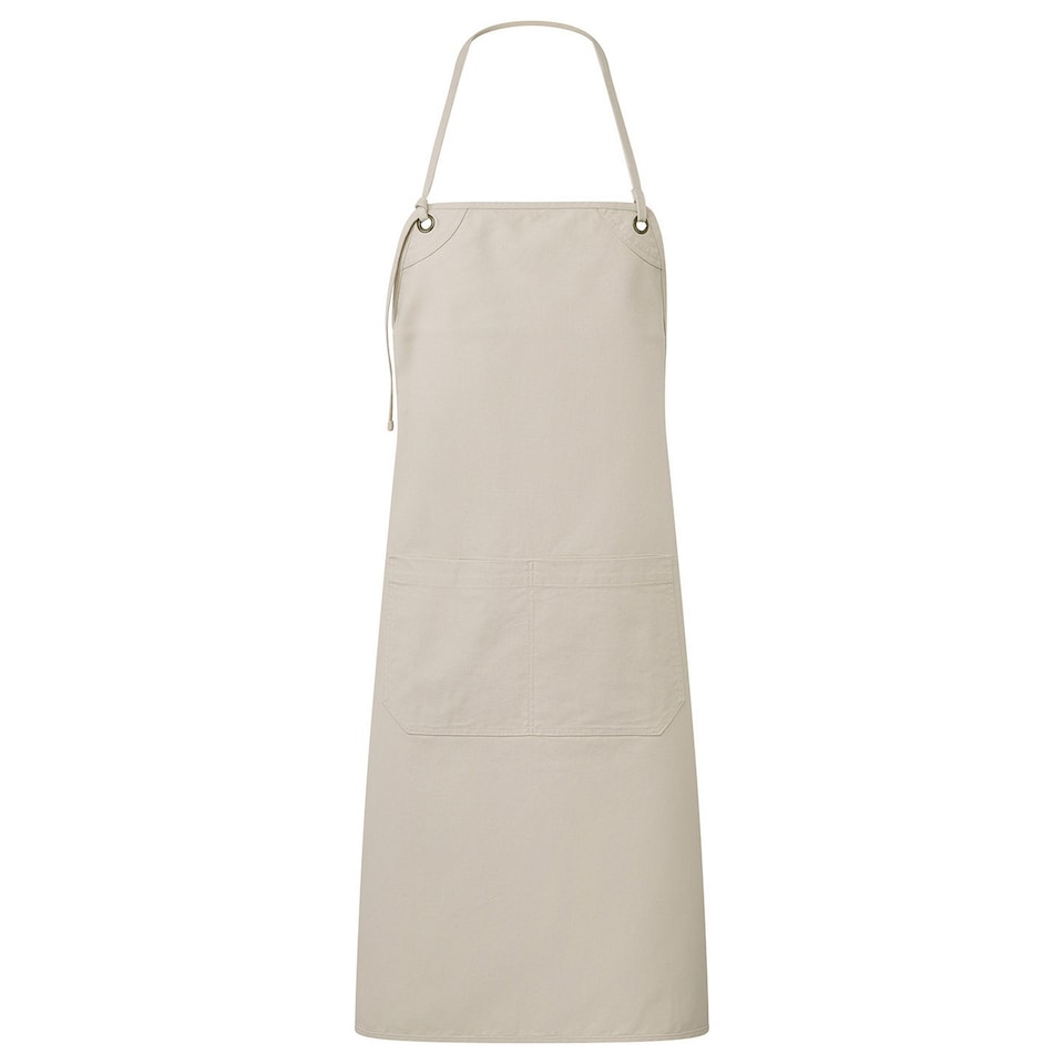 image 1 of Premier Unisex Adult Artisan's Choice Canvas Double Pocket Apron | Multi | Natural | One Size | 1